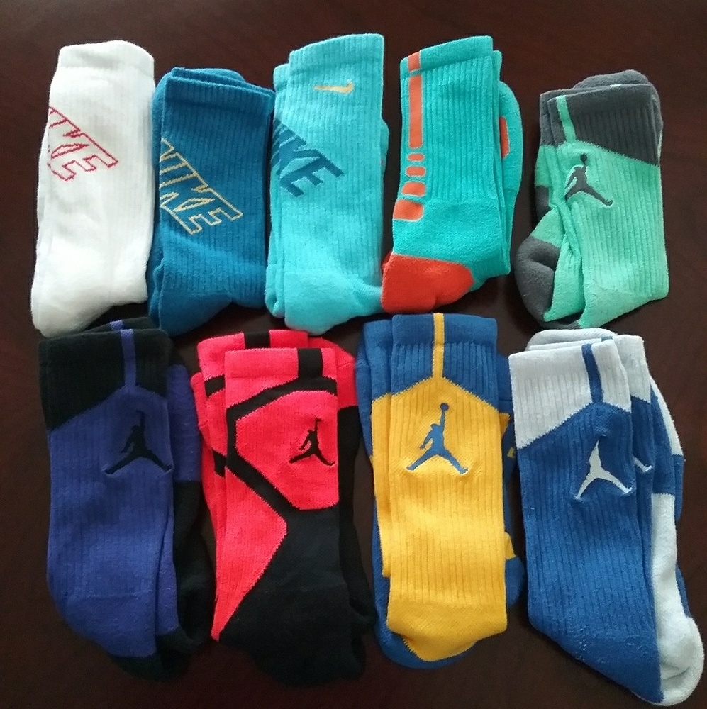 Assorted Nike Elite Socks